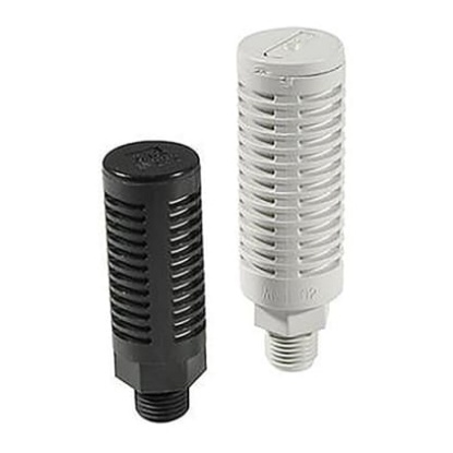 Picture of AN PVF 1MPa Pneumatic Silencer, Threaded, R 3/8 Male, SMC, AN302-03