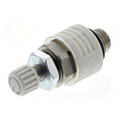 Picture of ASN2 Brass 1.5MPa Pneumatic Silencer, Threaded, M5 Male, SMC, ASN2-M5