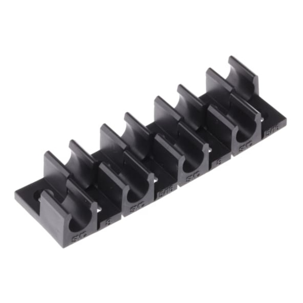Picture of 8 Tubes PP Tube Clip, For Tube Diam. 8mm, SMC, TM-08