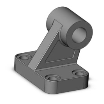 Picture of Angular Clevis , To Fit 40mm Bore Size, SMC, E5040