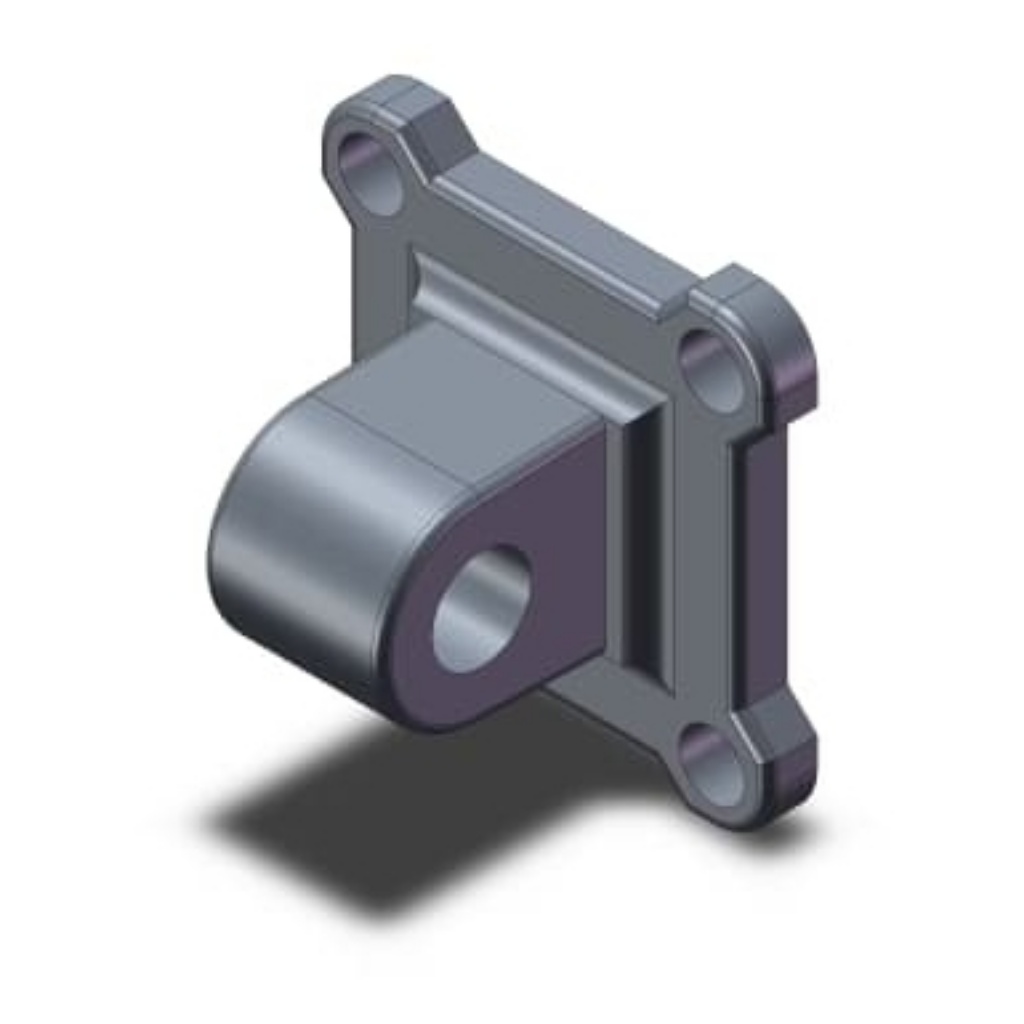 Picture of Pivot Bracket , For Use With CQ2-Z Compact Cylinder, To Fit 32mm Bore Size, SMC, CQ-C032