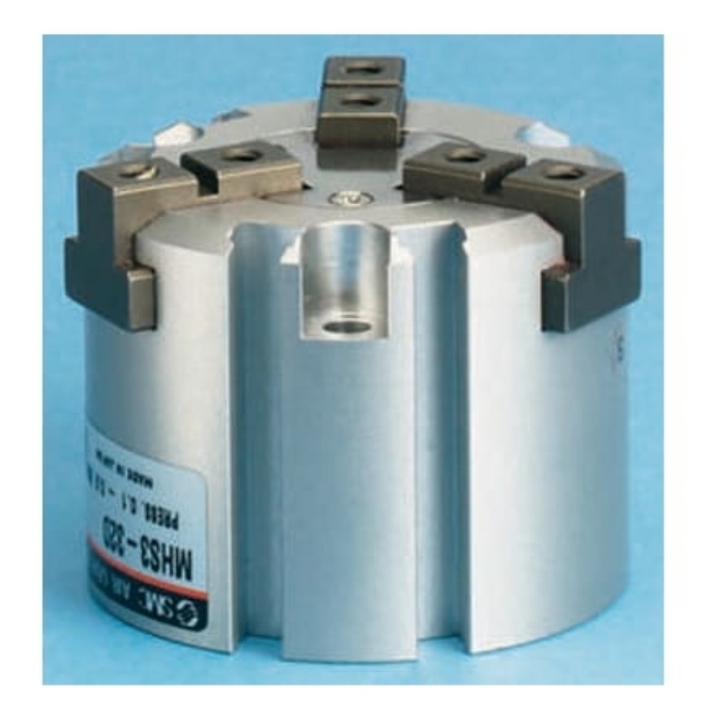 Picture of 3 Finger Double Action Pneumatic Gripper, , Parallel Gripping Type, SMC, MHS3-16D