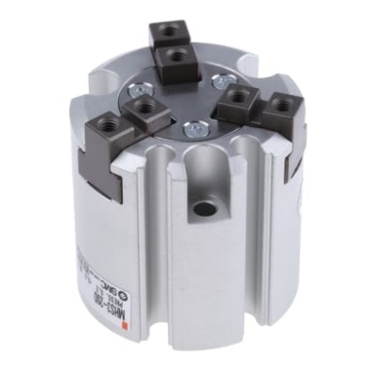 Picture of 3 Finger Double Action Pneumatic Gripper, , Parallel Gripping Type, SMC, MHS3-20D