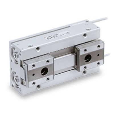 Picture of 2 Finger Double Action Pneumatic Gripper, , Low Profile, Parallel Gripping Type, SMC, MHF2-16D1R