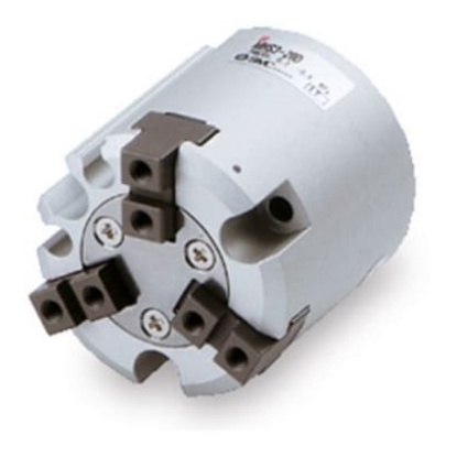 Picture of 3 Finger Double Action Pneumatic Gripper, , Parallel Gripping Type, SMC, MHS3-100D