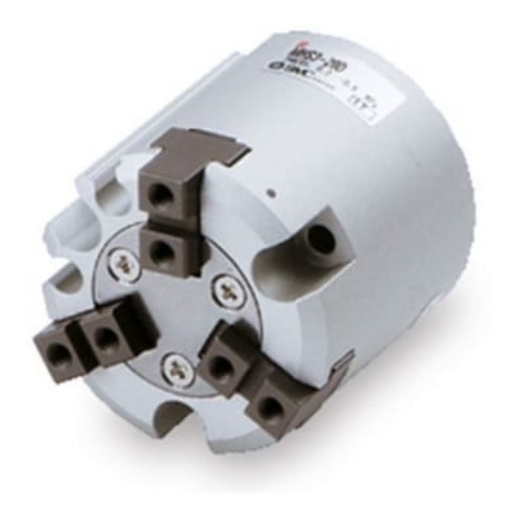 Picture of 3 Finger Double Action Pneumatic Gripper, , Parallel Gripping Type, SMC, MHS3-80D