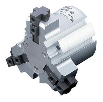 Picture of 3 Finger Double Action Pneumatic Gripper, , Parallel Gripping Type, SMC, MHSL3-50D