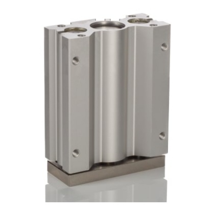 Picture of Pneumatic Guided Cylinder - 20mm Bore, 50mm Stroke, MGQ Series, Double Acting, SMC, MGQM20-50