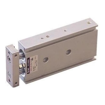 Picture of Pneumatic Guided Cylinder - 10mm Bore, 20mm Stroke, CXSL Series, Double Acting, SMC, CXSL10-20