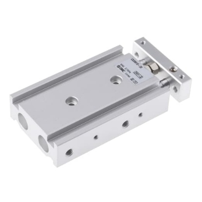 Picture of Pneumatic Guided Cylinder - 10mm Bore, 20mm Stroke, CXSM Series, SMC, CXSM10-20