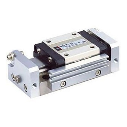 Picture of Pneumatic Guided Cylinder - 10mm Bore, 20mm Stroke, MXP Series, Double Acting, SMC, MXP10-20