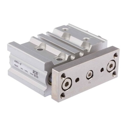 Picture of Pneumatic Guided Cylinder - 12mm Bore, 10mm Stroke, MGP Series, Double Acting, SMC, MGPM12-10Z