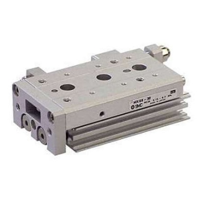 Picture of Pneumatic Guided Cylinder - 12mm Bore, 20mm Stroke, MXS Series, Double Acting, SMC, MXS12-20A