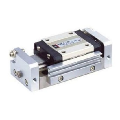 Picture of Pneumatic Guided Cylinder - , 12mm Bore, 25mm Stroke, MXP Series, Double Acting, SMC, MXP12-25