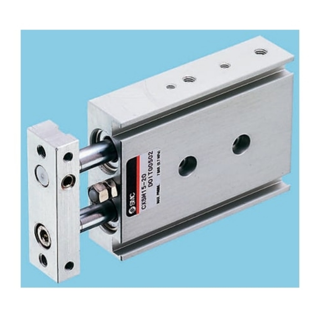 Picture of Pneumatic Guided Cylinder - 15mm Bore, 10mm Stroke, CXSM Series, SMC, CXSM15-10