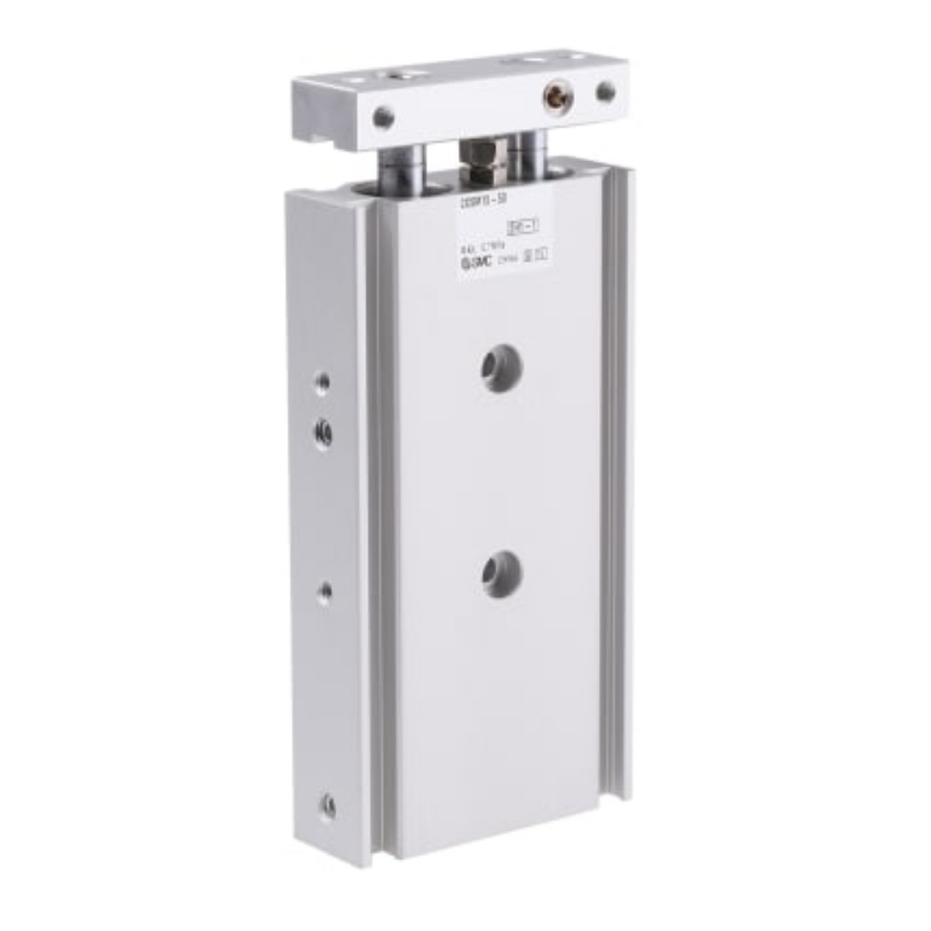 Picture of Pneumatic Guided Cylinder - 15mm Bore, 50mm Stroke, CXSM Series, SMC, CXSM15-50