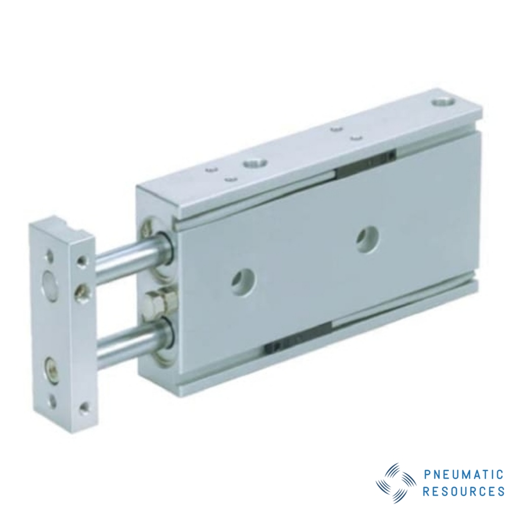 Picture of Pneumatic Guided Cylinder - 15mm Bore, 50mm Stroke, CXS Series, SMC, CXSL15-50