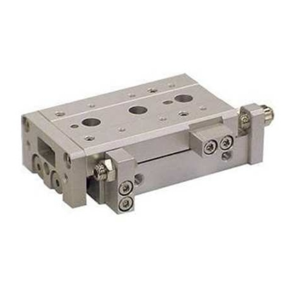 Picture of Pneumatic Guided Cylinder - 16mm Bore, 40mm Stroke, MXS Series, Double Acting, SMC, MXS16L-40