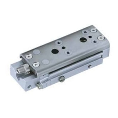 Picture of Pneumatic Guided Cylinder - 16mm Bore, 75mm Stroke, MXQ Series, Double Acting, SMC, MXQ16B-75Z