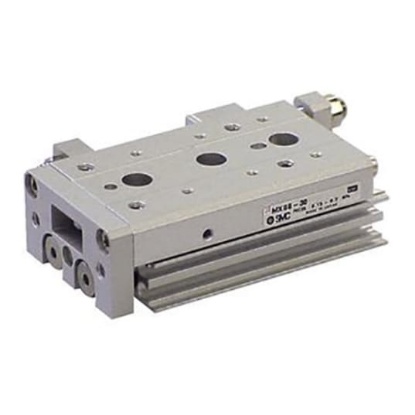 Picture of Pneumatic Guided Cylinder - 16mm Bore, 75mm Stroke, MXS Series, Double Acting, SMC, MXS16-75