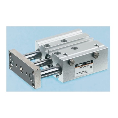 Picture of Pneumatic Guided Cylinder - 20mm Bore, 100mm Stroke, MGP Series, Double Acting, SMC, MGPM20TF-100Z