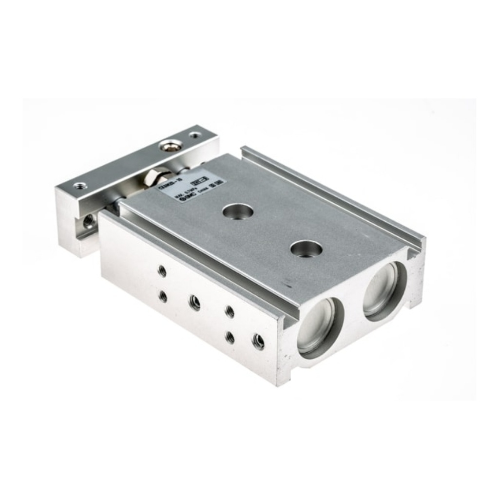 Picture of Pneumatic Guided Cylinder - 20mm Bore, 10mm Stroke, CXSM Series, SMC, CXSM20-10