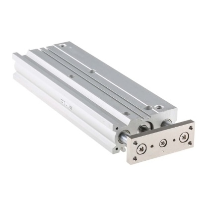 Picture of Pneumatic Guided Cylinder - 20mm Bore, 200mm Stroke, MGP Series, Double Acting, SMC, MGPM20TF-200Z