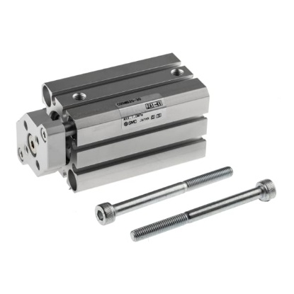 Picture of Pneumatic Guided Cylinder - 20mm Bore, 30mm Stroke, CQM Series, Double Acting, SMC, CDQMB20-30