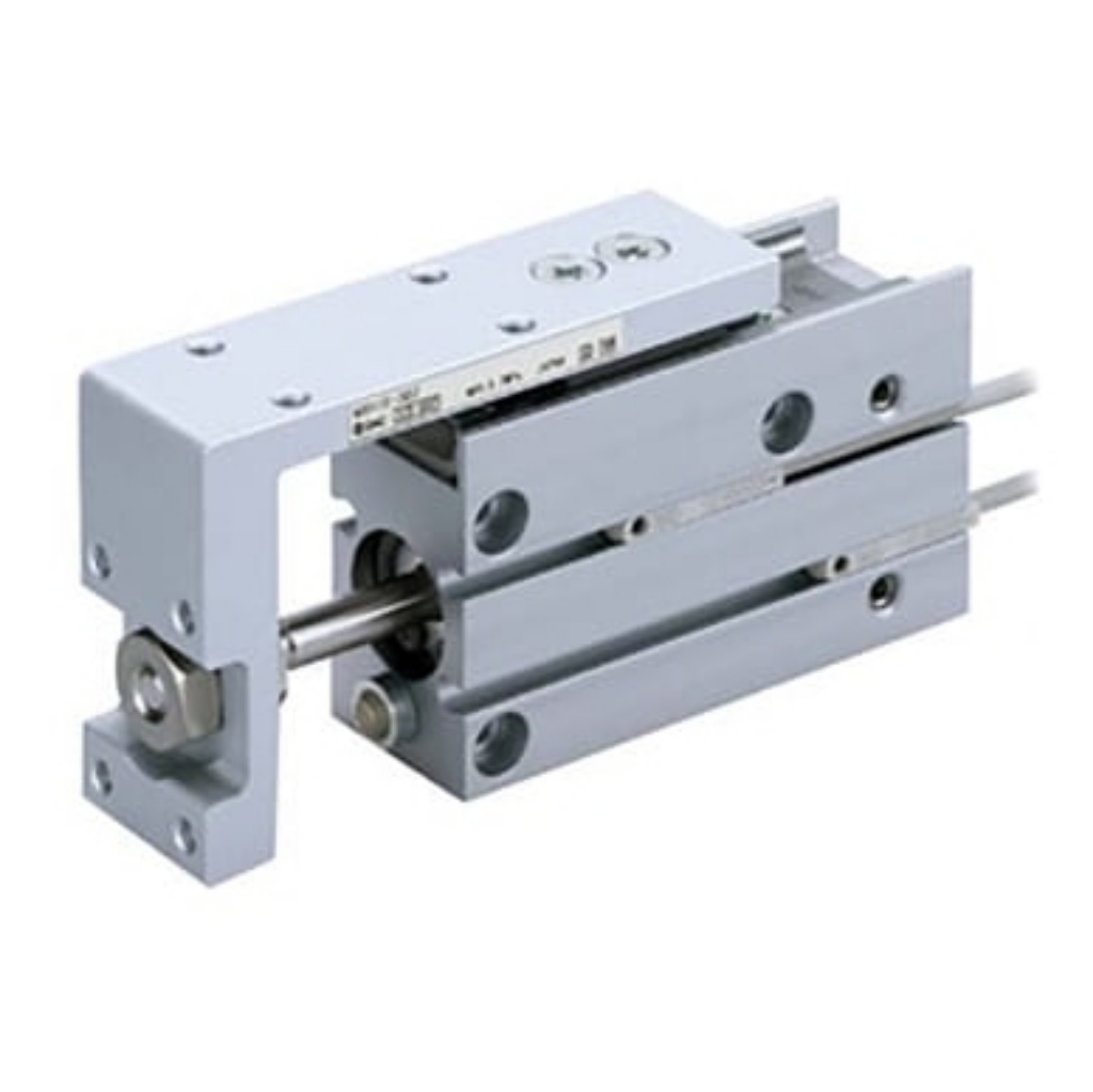 Picture of Pneumatic Guided Cylinder - 20mm Bore, 40mm Stroke, MXH Series, Double Acting, SMC, MXH20-40Z
