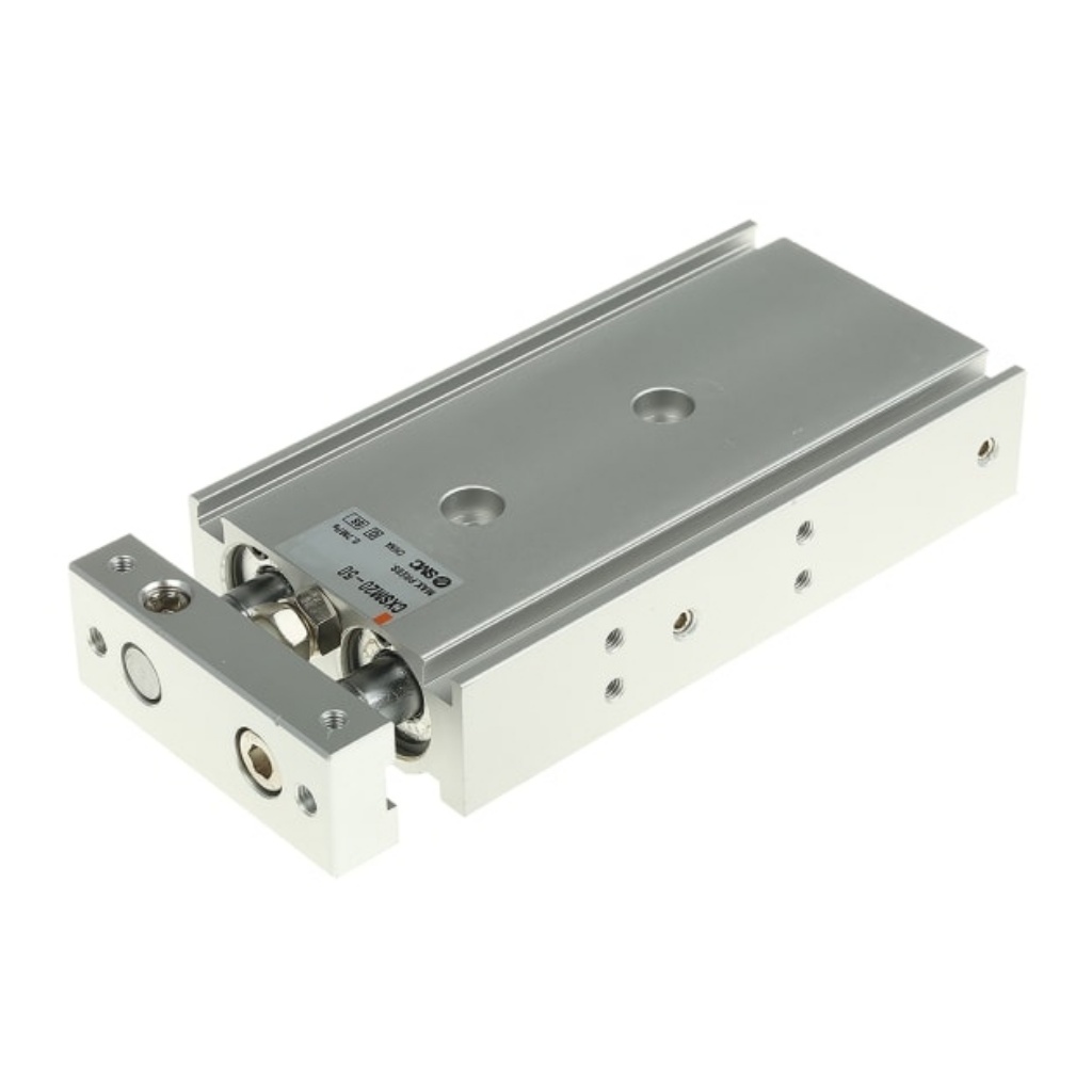 Picture of Pneumatic Guided Cylinder - 20mm Bore, 50mm Stroke, CXSM Series, SMC, CXSM20-50