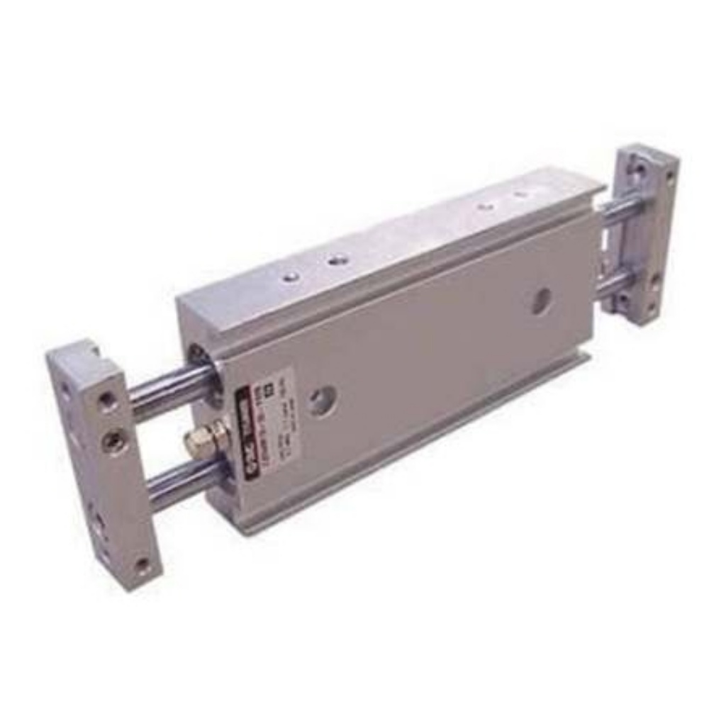 Picture of Pneumatic Guided Cylinder - 20mm Bore, 50mm Stroke, CXSWM Series, Double Acting, SMC, CXSWM20-50