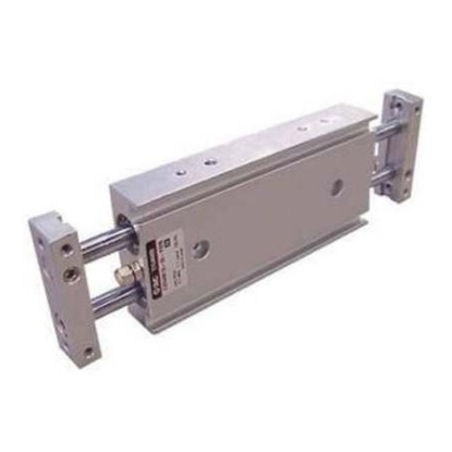 Picture of Pneumatic Guided Cylinder - 20mm Bore, 50mm Stroke, CXSWM Series, Double Acting, SMC, CXSWM20-50