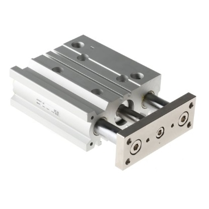 Picture of Pneumatic Guided Cylinder - 20mm Bore, 50mm Stroke, MGP Series, Double Acting, SMC, MGPM20TF-50Z