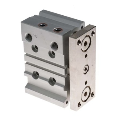 Picture of Pneumatic Guided Cylinder - 25mm Bore, 20mm Stroke, MGP Series, Double Acting, SMC, MGPM25TF-20Z