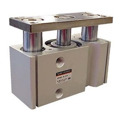 Picture of Pneumatic Guided Cylinder - 25mm Bore, 50mm Stroke, MGQ Series, Double Acting, SMC, MGQL25-50