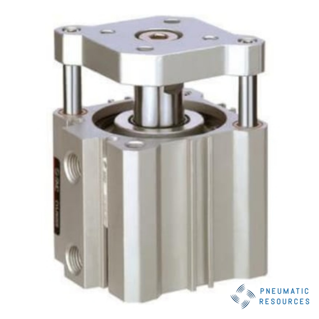 Picture of Pneumatic Guided Cylinder - 32mm Bore, 40mm Stroke, CQM Series, Double Acting, SMC, CDQMA32TF-40