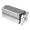 Picture of Pneumatic Guided Cylinder - 50mm Bore, 100mm Stroke, CQM Series, Double Acting, SMC, CDQMB50-100