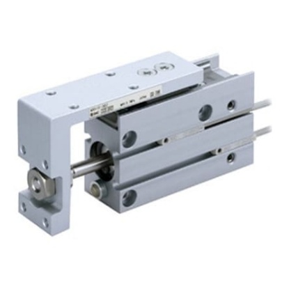 Picture of Pneumatic Guided Cylinder - , 6mm Bore, 50mm Stroke, MXH Series, Double Acting, SMC, MXH6-50Z