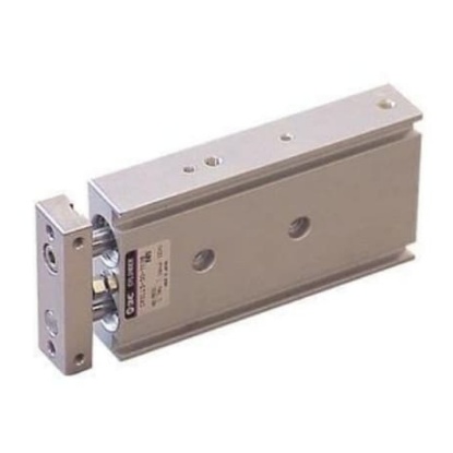 Picture of Pneumatic Guided Cylinder - Cylinder Series CXS, 20mm Bore, 40mm Stroke, CXS Series, Double Acting, SMC, CXSL20-40