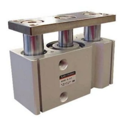 Picture of Pneumatic Guided Cylinder - Cylinder Series MGQ, 50mm Bore, 50mm Stroke, MGQ Series, Double Acting, SMC, EMGQM50-50