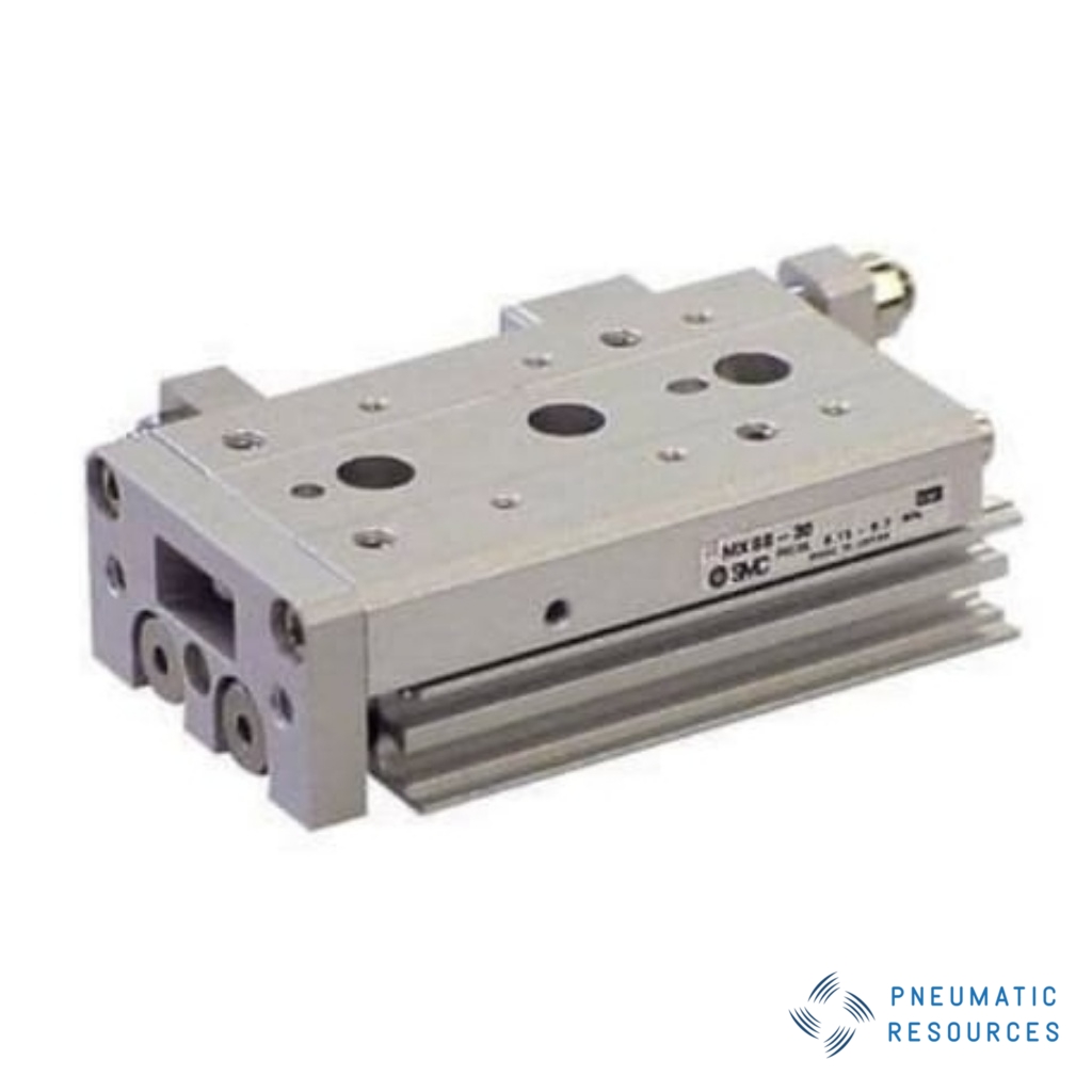 Picture of Pneumatic Guided Cylinder - MXS16-75, 16mm Bore, 50mm Stroke, MXS Series, Double Acting, SMC, MXS16-75AS