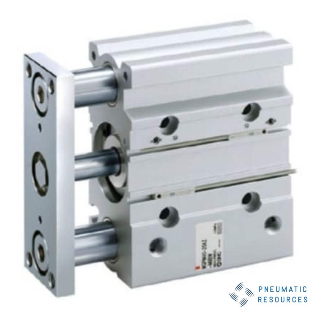 Picture of Pneumatic Guided Cylinder - Series MGP, 20mm Bore, 50mm Stroke, MGP Series, Double Acting, SMC, MGPL20TF-50AZ