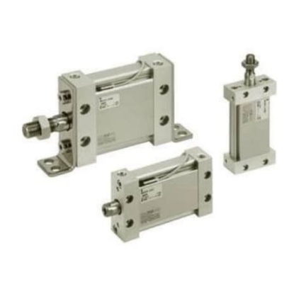 Picture of Pneumatic Guided Cylinder - Series MU, 25mm Bore, 150mm Stroke, MU Series, Double Acting, SMC, MDUB25-150DMZ