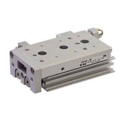 Picture of Pneumatic Guided Cylinder - Series MXS, 16mm Bore, 20mm Stroke, MXS Series, Double Acting, SMC, MXS16-20AS