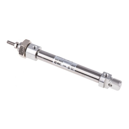 Picture of Pneumatic Piston Rod Cylinder - 10mm Bore, 50mm Stroke, C85 Series, Double Acting, SMC, CD85N10-50-B