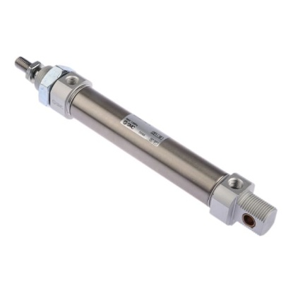 Picture of Pneumatic Piston Rod Cylinder - 25mm Bore, 100mm Stroke, C85 Series, Double Acting, SMC, CD85N25-100-B