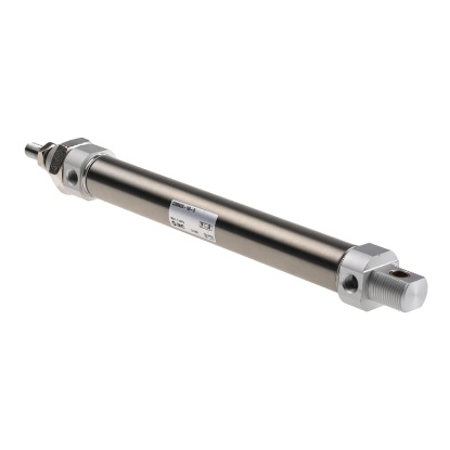 Picture of Pneumatic Piston Rod Cylinder - 25mm Bore, 160mm Stroke, C85 Series, Double Acting, SMC, CD85N25-160-B