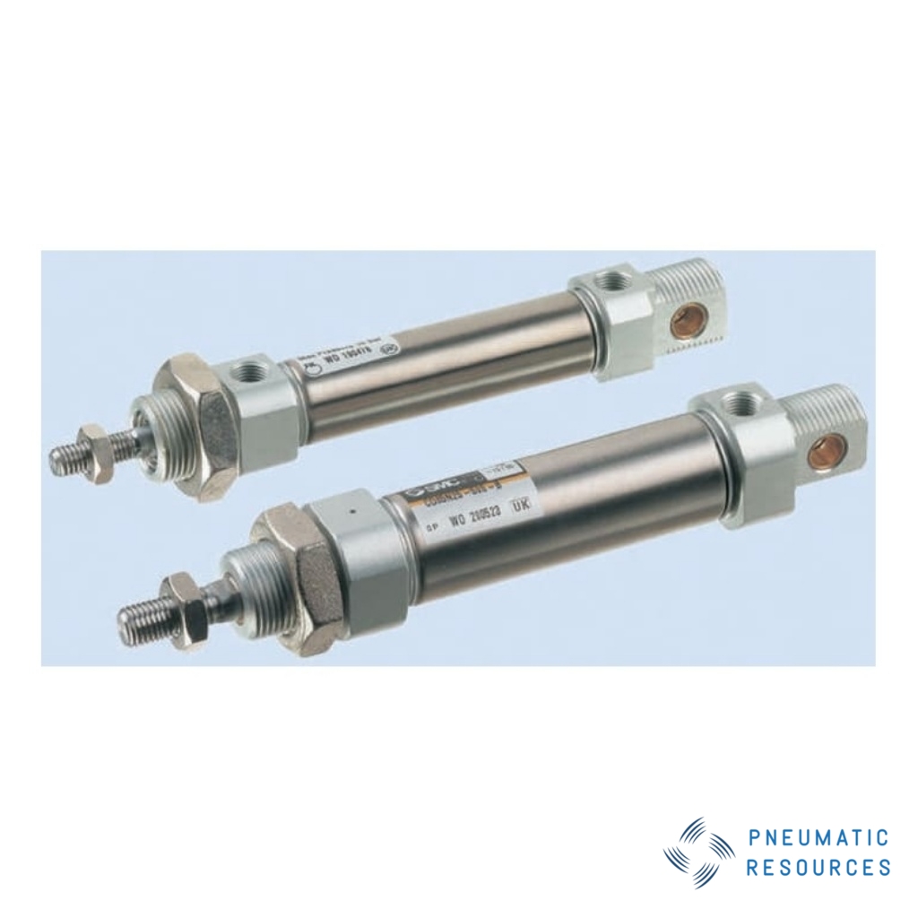 Picture of Pneumatic Piston Rod Cylinder - 25mm Bore, 25mm Stroke, C85 Series, Single Acting, SMC, C85N25-25S