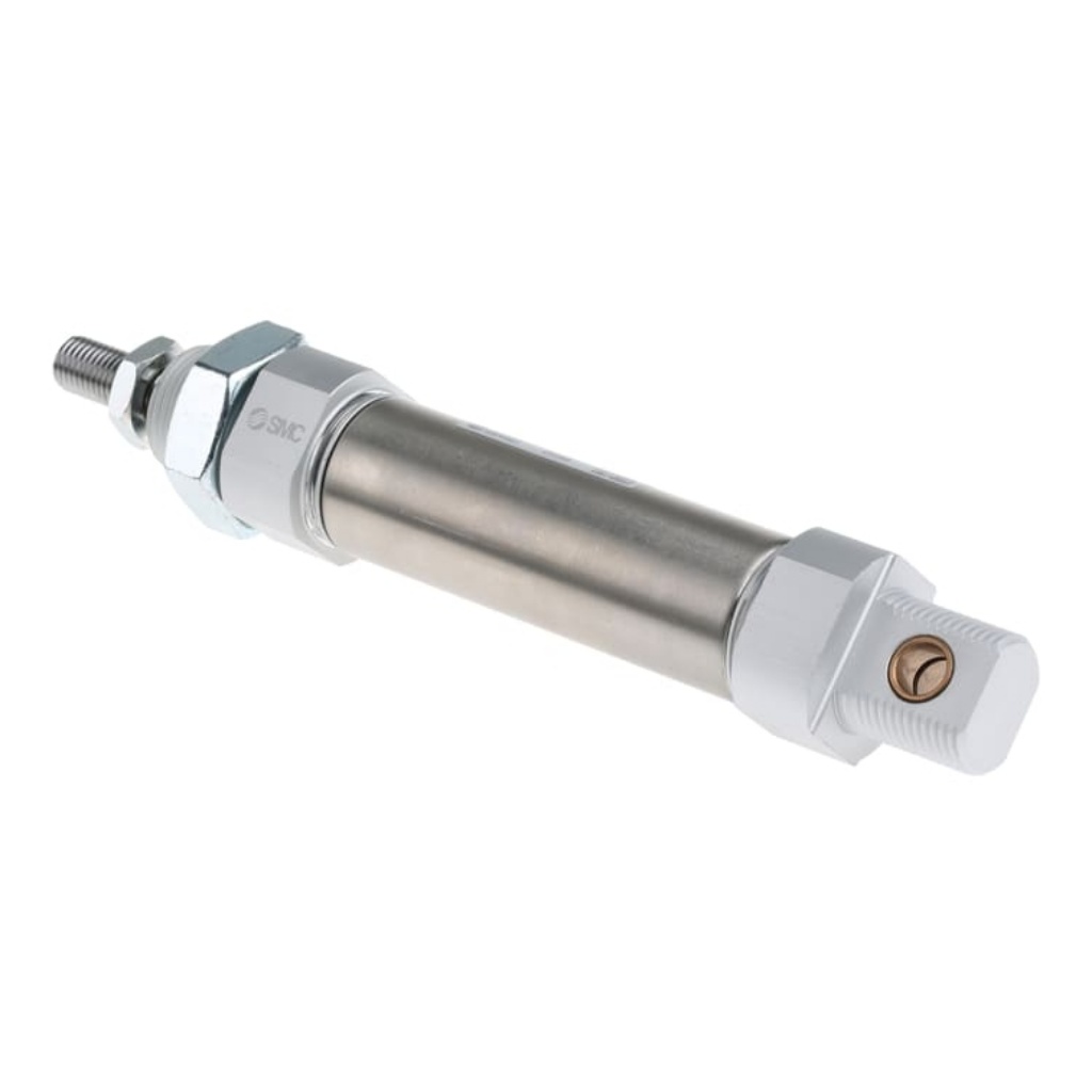 Picture of Pneumatic Piston Rod Cylinder - 25mm Bore, 50mm Stroke, C85 Series, Double Acting, SMC, CD85N25-50-B
