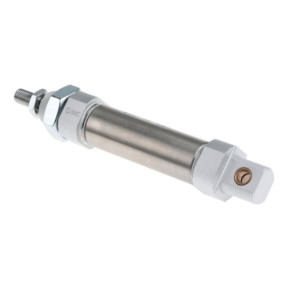 Picture of Pneumatic Piston Rod Cylinder - 25mm Bore, 50mm Stroke, C85 Series, Double Acting, SMC, CD85N25-50-B